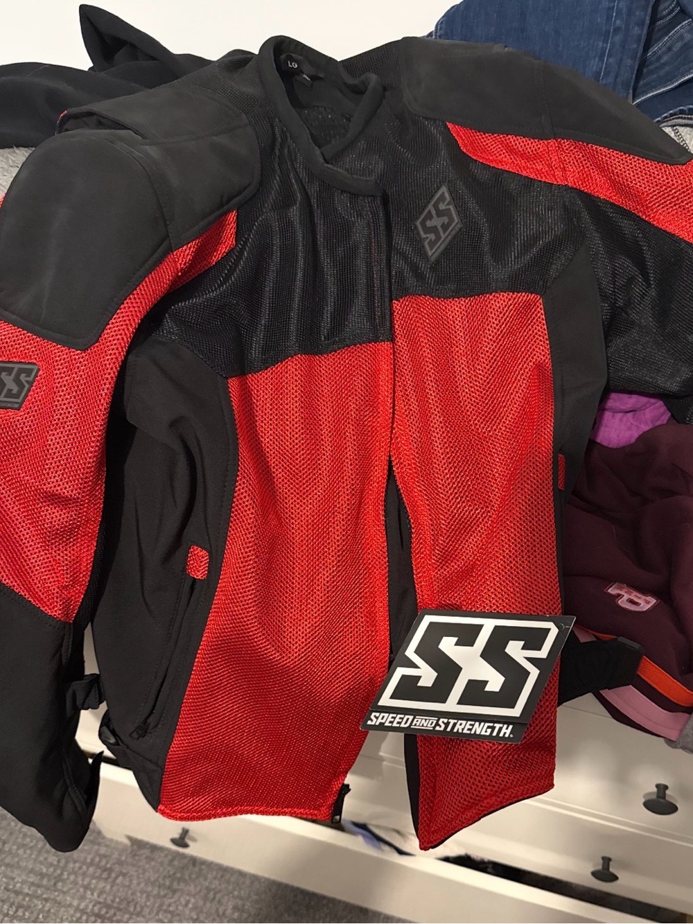 Motorcycle Riding Jacket Speed & Strength L w/ tags - Picture 4 of 9